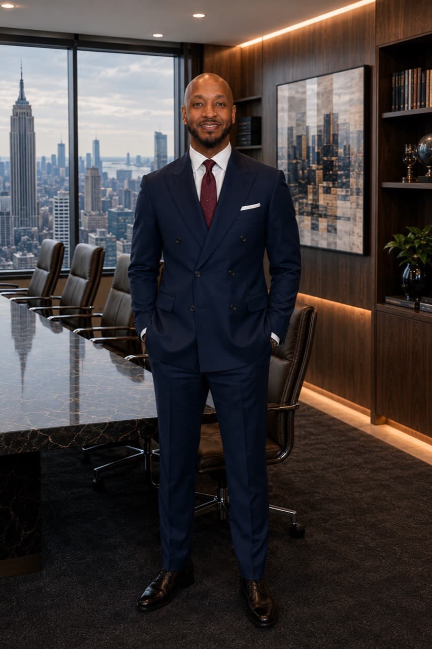 Ronald L. Jordan Jr. in an executive boardroom